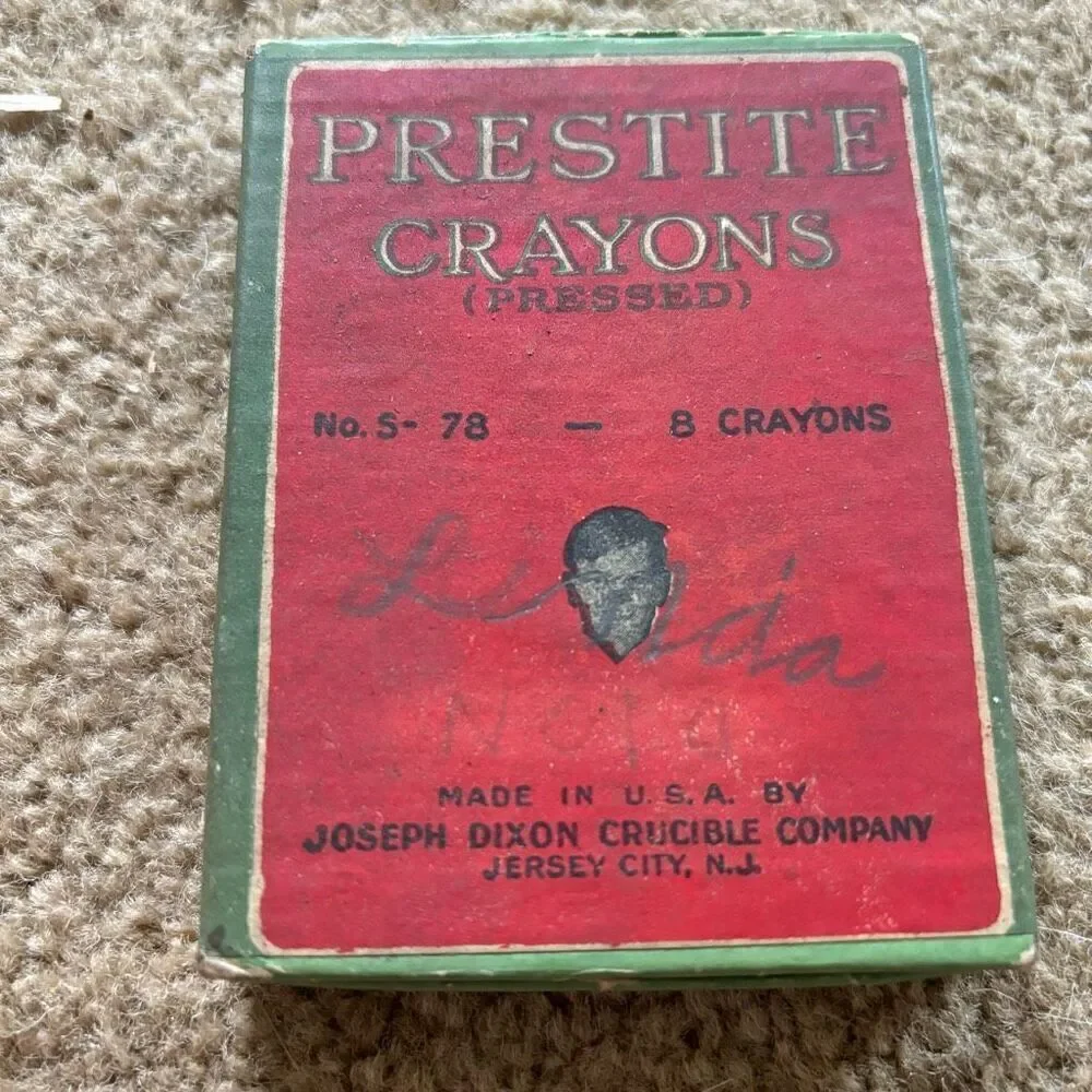 Prestite Crayons No. 5-78 Joseph Dixon Crucible Company New Jersey